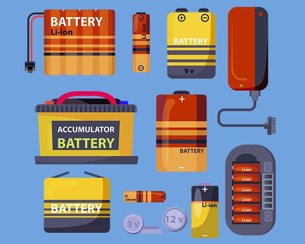 Batteries, Accumulators