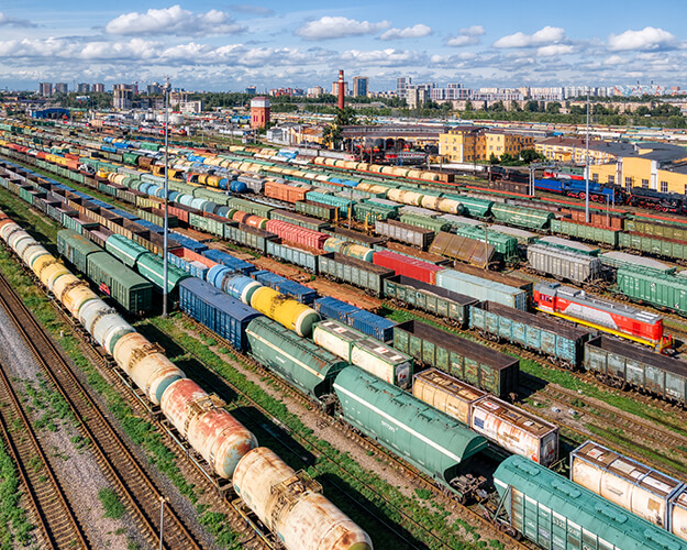 Transportation of goods by rail
